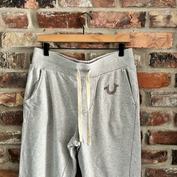 True Religion Gray Jogger Sweatpants - Picture 3 of 6